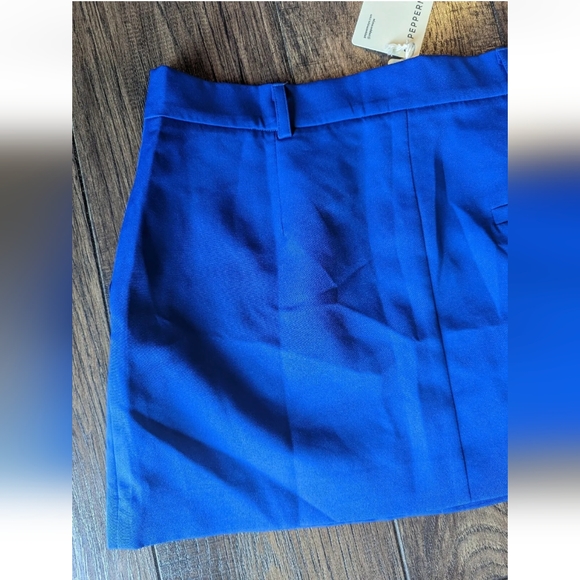 Peppermayo Mariah Mini Skirt - Cobalt Blue Size 14 NWT Polyester & Spandex Blend - Picture 13 of 14
